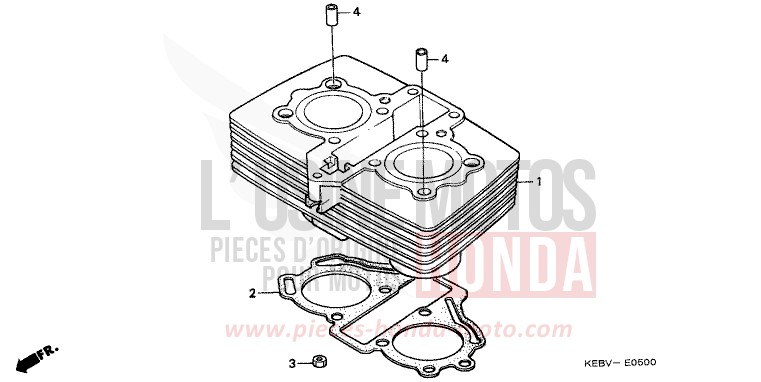 CYLINDRE von CA125 REBEL NOIR (NH1) von 1997
